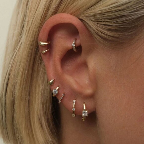 Adornmonde Gold Patt Piercing - Picture 3 of 5